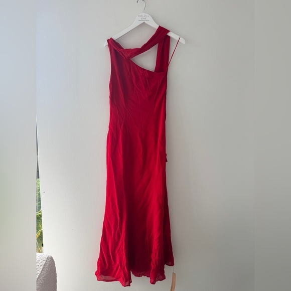 REFORMATION NWT Rosalynn Red Dress 4 - Picture 7 of 12